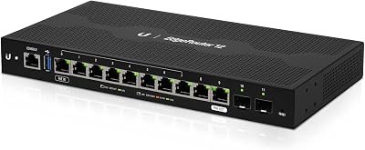 Ubiquiti Networks EdgeRouter ER-12 Wired Gigabit Ethernet Router Black