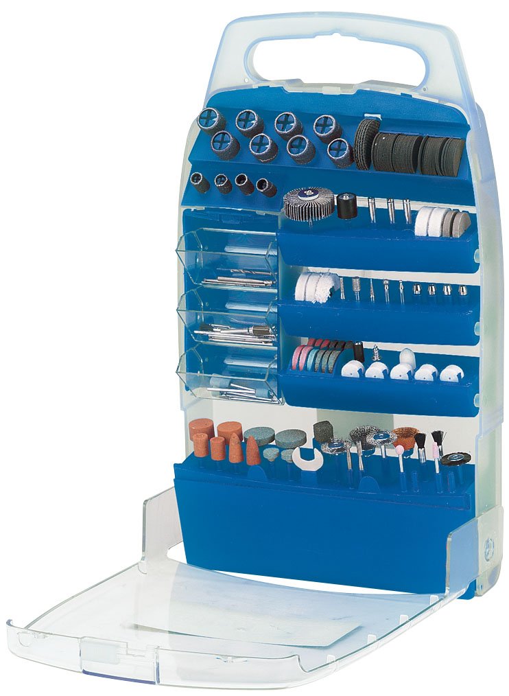 Draper 88626 200-Piece Accessory Kit for Multitools, Blue