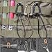 SENHAI 8 Pack Tactical Gear Clip, MOLLE Web Dominators with Elastic String, Practical Backpack Accessories for Outdoor Hiking Camping Rock Climbing