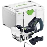 Festool 578121 DFC 500 E-Basic Cordless DOMINO Joiner | Precision Loose Tenon Joining System with Pendulum Cutting Motion, Ergonomic D-Handle &amp; Cordless Freedom