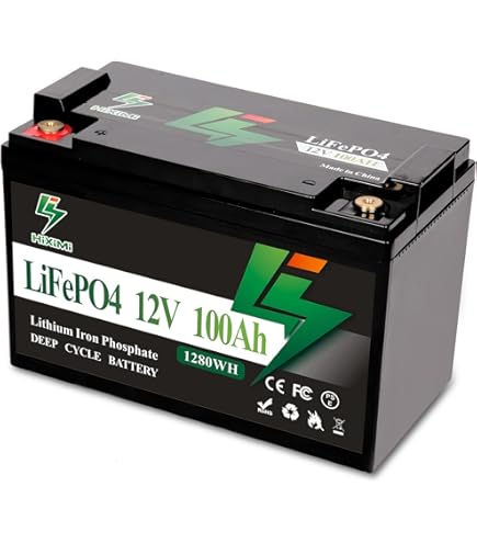 12V Deep Cycle LiFePO4 Accu Met BMS - 3Ah Tot 20Ah Oplaadbaar Voor LED, Camera En Draagbaar Gebruik