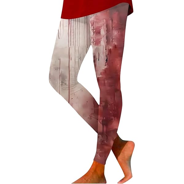 Bloody Halloween Legging For Women Funny Novelty Blood