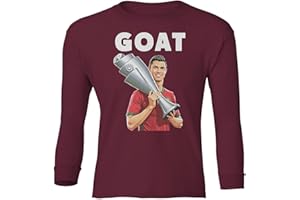 NENA & NENE Portugal Soccer Champions - Ronaldo Goat Tribute Youth Long Sleeve T-Shirt