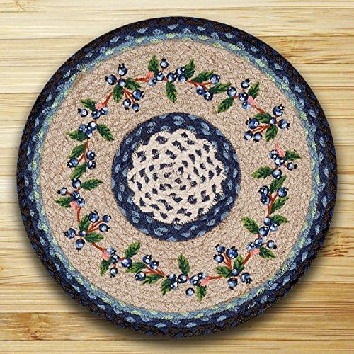 Heart of America 15.5in. x 15.5in. Blueberry Vine Round Chair Pad