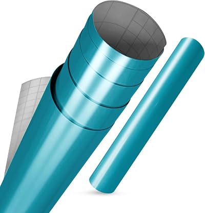 vgoltd Glossy Self-Adhesive Vinyl Wrap Turquoise 90x100 cm