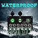 DCFlat 3 Gang / 4 Gang / 6 Gang / Circuit LED Car Marine Boat Rocker Switch Panel Dual USB Waterproof Power Socket Breaker Voltmeter Overload Protection (6)