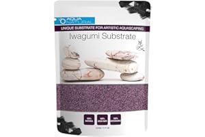 Aqua Natural Iwagumi Sand - Garnet 7.7lb - Ultra Premium Substrate for aquascaping, Aquariums, vivariums and terrariums
