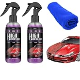 2 Pack 3 in 1 High Protection Quick Coating Spray,High Protection Quick Car Coating Spray,Car Coating Cleaning Spray,Quick Coat Car Wax Polish Spray for Cars (100 ML)