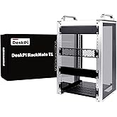 GeeekPi 8U Server Cabinet, 10 inch Server Rack for Network, Servers, Audio, and Video Equipment, DeskPi RackMate T1 Rackmount