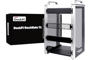 GeeekPi 8U Server Cabinet, 10 inch Server Rack for Network, Servers, Audio, and Video Equipment, DeskPi RackMate T1 Rackmount
