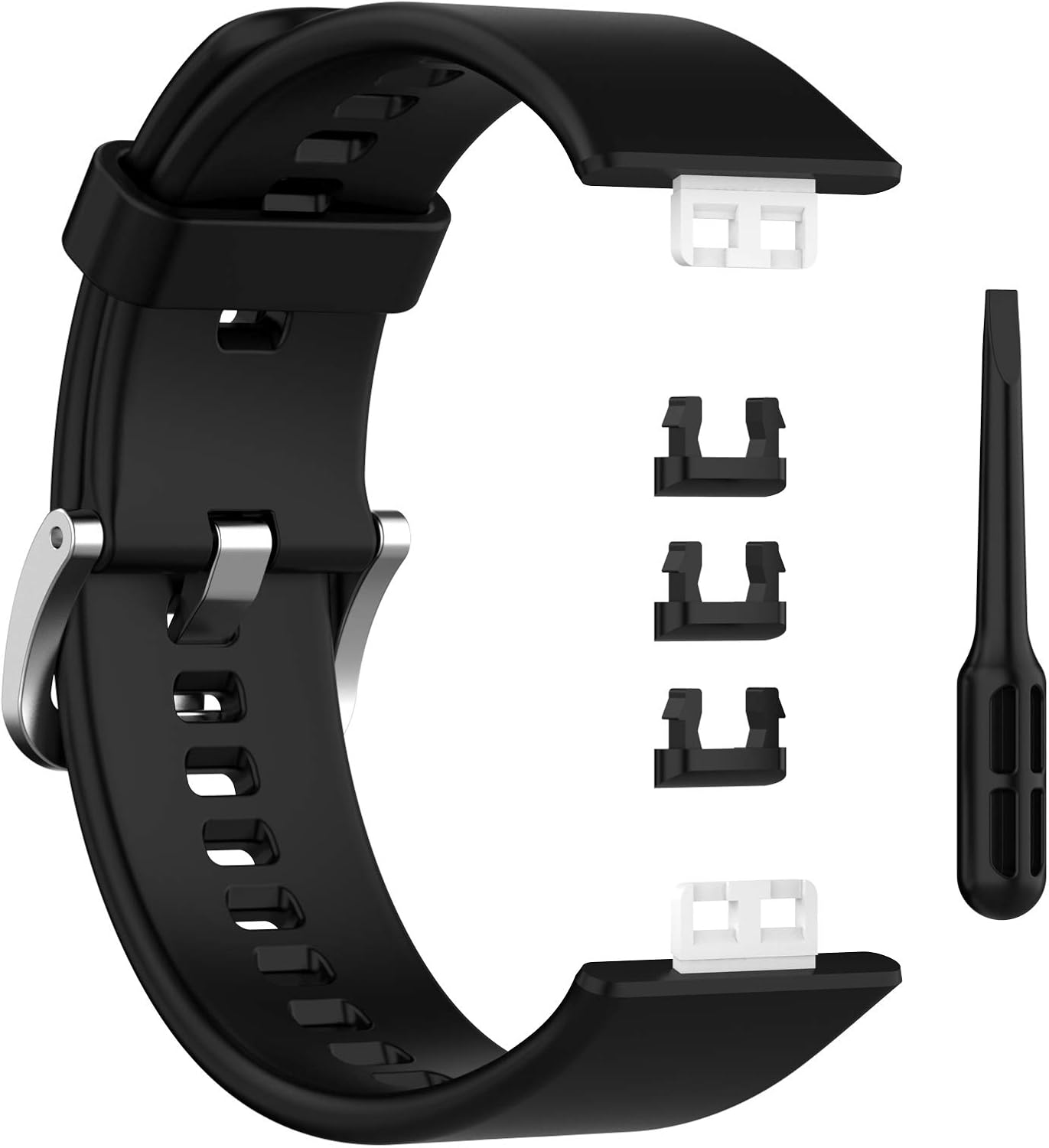 Disscool Silicone Strap for Huawei Watch Fit,20.7mm Width Replacement