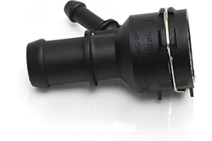 Yiklwwy 1K0122291C Coolant Heater Hose Connector 1K0122101BB Replacement for VW CC Caddy Golf Jetta Passat AUDI A3 Q3 TT Skod