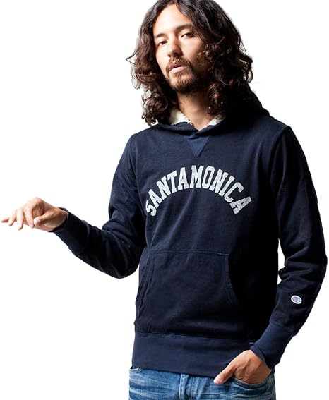 Amazon ナノ ユニバース Nano Universe チャンピオン別注ボアフーディー ネイビー L トレーナー パーカー 通販