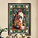 TOCARE Abstract Cat Diamond Painting Kits for Adults, Cup Cat Diamond Art Kits for Adults 16x20Inch,Full Drill Diamond Painting Kits Animals