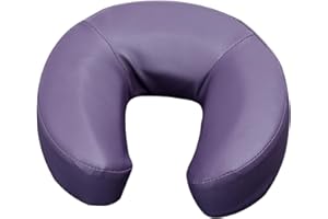 HOINCO Massage Face Cradle Cushion Universal Headrest Face Rest Neck Head Cushion for Massage Chairs Spa Bed(Purple)