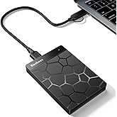 Kosbees 500 GB External Hard Drives,Portable Hard Drive for Windows,Ultra Slim External HDD Store Compatible with PC, MAC,Laptop,PS4, Xbox one, Xbox 360;Plug and Play Ready