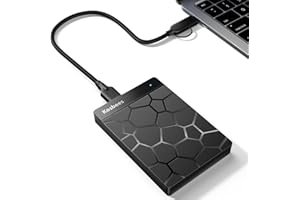 Kosbees 500 GB External Hard Drives,Portable Hard Drive for Windows,Ultra Slim External HDD Store Compatible with PC, MAC,Lap