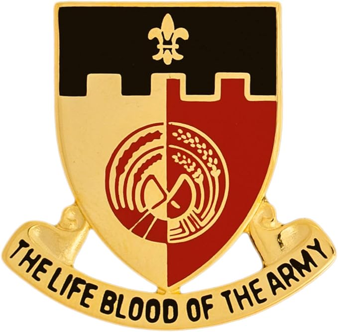 64th Support Battalion Unit Crest (The Life Blood Of The Army) Clothing