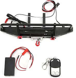 Juego de Parachoques Delantero para Coche RC Negro, Parachoques