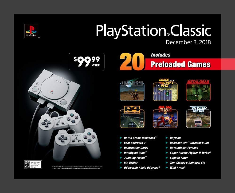 PlayStation Classic (Renewed)