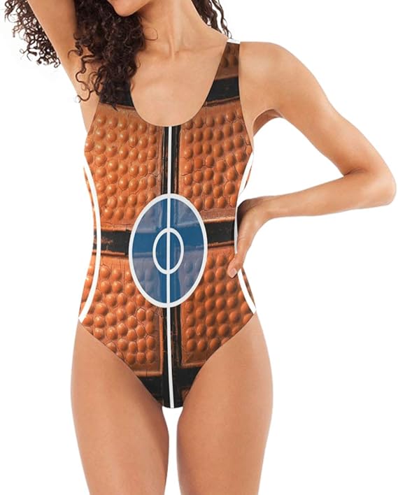 Amazon ワンピース モノキニ バスケットボール かっこいい 水着 レディースビギニ セクシー フィット 体型カバー 温泉水着 海外旅行 海水浴 水泳 水着用 海辺 リゾートtskyoo ワンピース 通販
