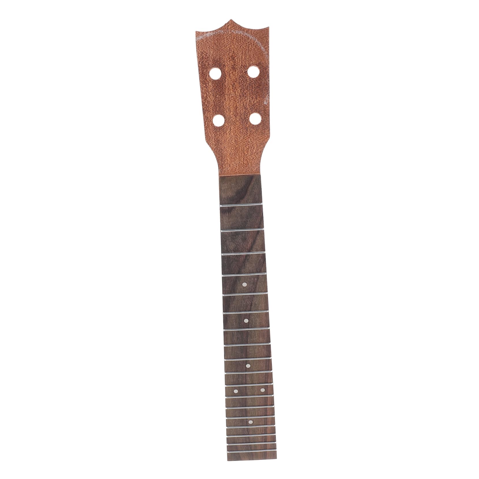 Milisten Ukulele Fingerboard Fretboard Durable Wooden Neck Ukulele Neck Fretboard Parts for DIY Musical Instrument 37X7. 3X4. 6CM