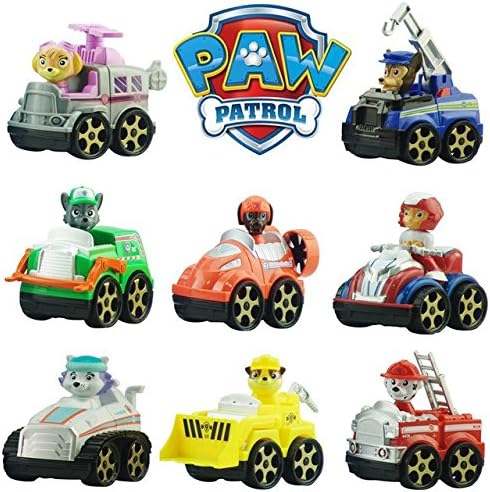 Hard to Find 8 pcs Paw Patrol Mix and Match Action Set