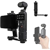 Leenconghui Phone Holder for DJI Osmo Pocket 3, Cell Phone Mount Expansion Accessories with 1/4" Thread Hole Used with Tripod and Extension Rod