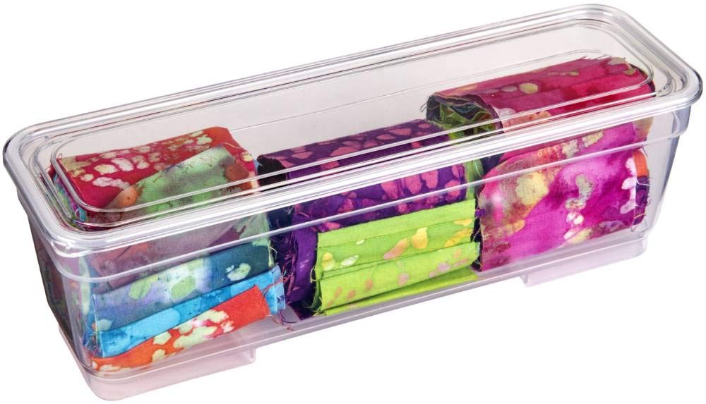 ArtBin 6971AG XL Bins with Lids 4-Pack, [4] Extra Long Art & Craft Organizer Boxes, Clear