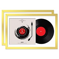 Fxojyvo Vinyl Record Frame for the Wall Display