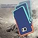 TILL Galaxy S7 Edge Case, (TM) Ultra Slim 3 Color Hybrid Impact Shockproof Anti-Slip Rugged Back Cover Soft TPU Hard PC Bumper Extra Front Raised Lip Case Cover for Samsung Galaxy S7 Edge G935 [Blue]