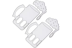 PACKOVE 2pcs DIY Carbon Steel Beer Mug Cutting Dies for Scrapbooking Embossing Stencil Craft Tools for Home