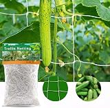 KAHEIGN Plant Trellis Netting 1.8m x 10m Nylon Garden Netting White 15cm Grid view 5