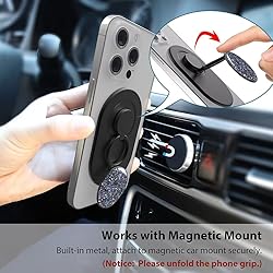 MonIdea Magnetic Phone Grip for MagSafe, Phone Ring