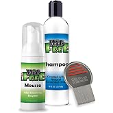 Nit Free Professional Lice Kit, 3 Step Mousse, Shampoo, Stainless Comb, 8oz