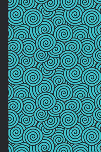 Sketchbook: Swirls (Blue) 6x9: Blank journal with unlined, unruled pages (Patterns and Designs) by Premise Content