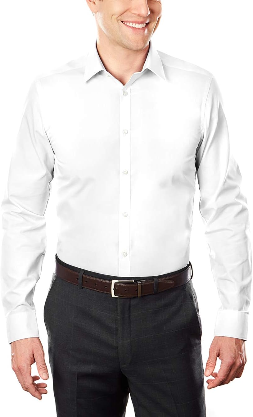 Arrow 1851 Men's Dress Shirt Poplin (Available in Regular, Slim, Fitted, and Extreme Slim Fits): Clothing