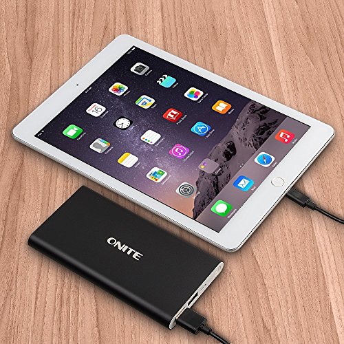 Onite 10000Mah External Battery Packs Power Bank for Samsung Galaxy S9, Note 8, S8, Plus, S7 S6 S5 S4 S3, J7 J5, LG Stylo 2 3, K7 K8, Rebel, V30 V20 G6 G5 G4 G3, Sony Xperia, Black