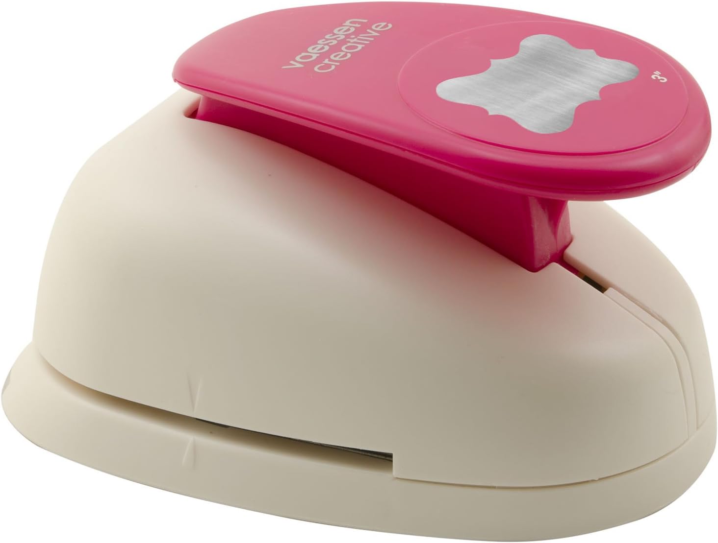 Vaessen Creative Craft Paper Punch - Decorative Label - 4,8 x 6,6 cm - Circle Cutter for Crafting and Card Making - Image 3
