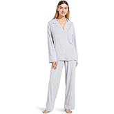 Eberjey Gisele Classic Women's Pajama Set | Long Sleeve Shirt + Long Pants