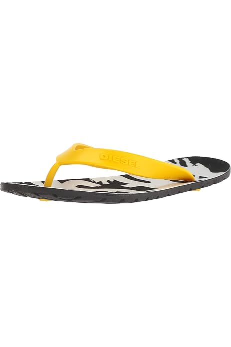 diesel splish flip flops black