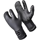 O'NEILL Psycho Tech 5mm Neoprene Lobster Claw Gloves | Performance Warmth for Cold-Water Surfing and Diving