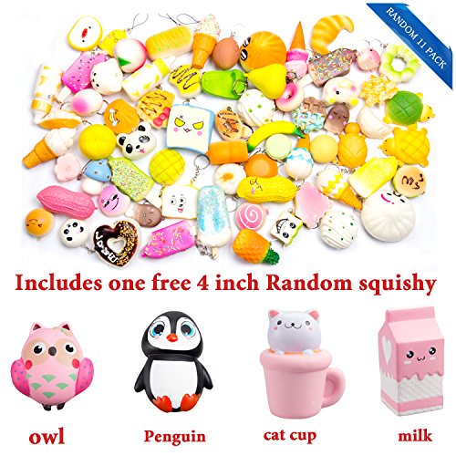 WATINC Random 12 pcs Include Squishy Cream Scented Slow 