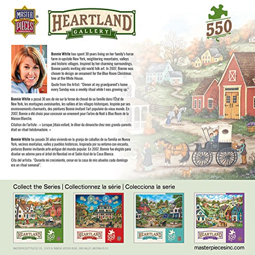 MasterPieces Heartland Dinner at Grandmas 550 Piece Jigsaw Puzzle by Bonnie White