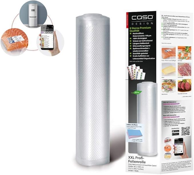 CASO Rouleau de film professionnel Pour machine d’emballage sous vide