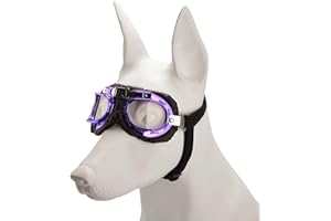 Dog Goggles Eye Protecting Sunglass Windproof Personality Puppies Goggles for Small Media Dogs Flexible Strap Dog Glasses