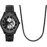 A|X Armani Exchange Multifunction Watch for Men with Leather or Stainless Steel Band
