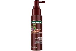 Klorane Intense Strengthening Serum with Quinine - Natural Alternative for Hair Thinning - Support Thicker, Stronger, Healthier Hair - Men & Women - Non-Greasy, Leave-in Formula - 3.3 fl. oz.