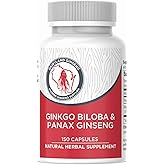 Dairyland Management Panax Ginseng + Gingko Biloba Capsules 150ct 1000 mg of Panax Ginseng, 60 mg of Gingko Biloba per Serving