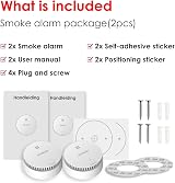 WISUALARM Smoke Alarm 10-Year Battery 2-Pack EN14604 Certified view 7
